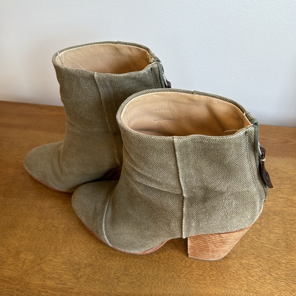 rag & bone Classic Newbury boot in light green canvas. Size 8.5 retails $495 - Picture 4 of 6